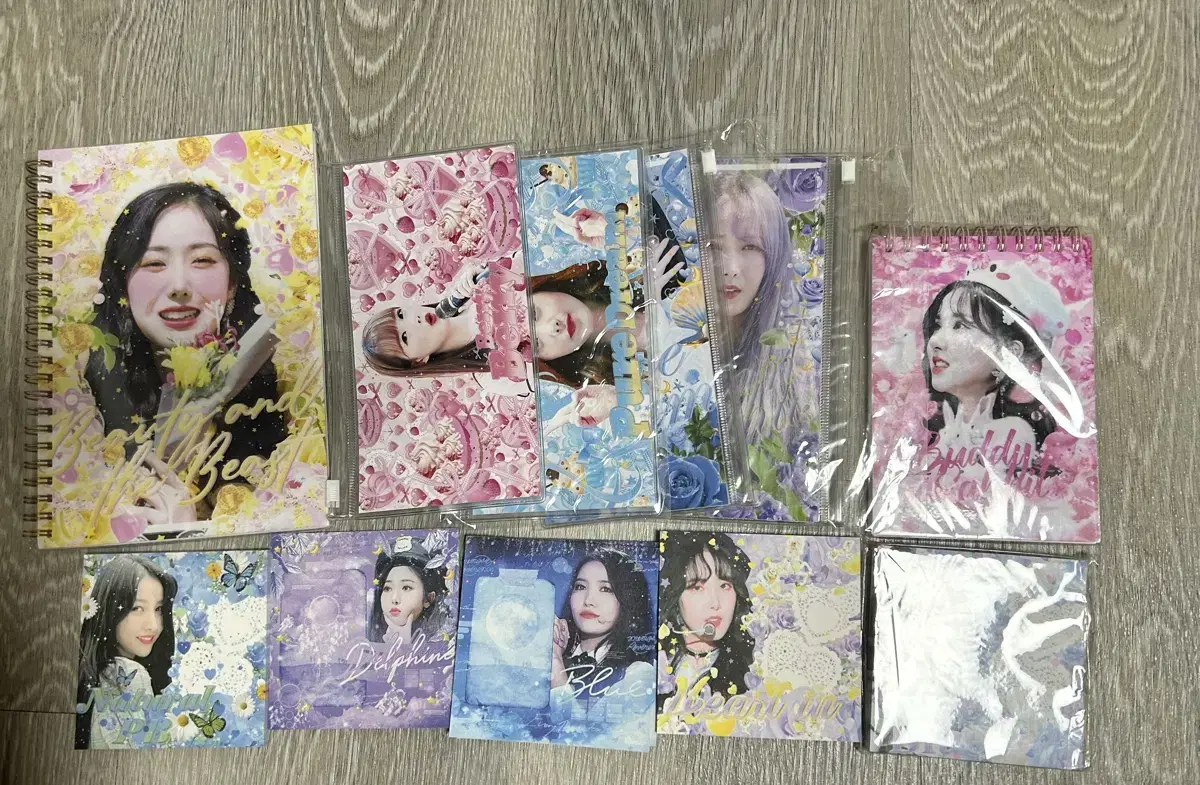 Gfriends/Viviz unofficial goods Share (ziploc bag, notebook included)