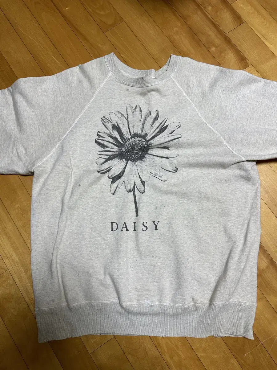 Saint Michael's Daisy Crewneck Sweatshirt, Gray