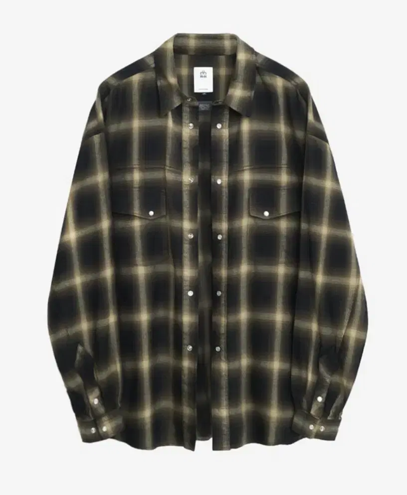 Polythene lew western check shirt yel ombré 3