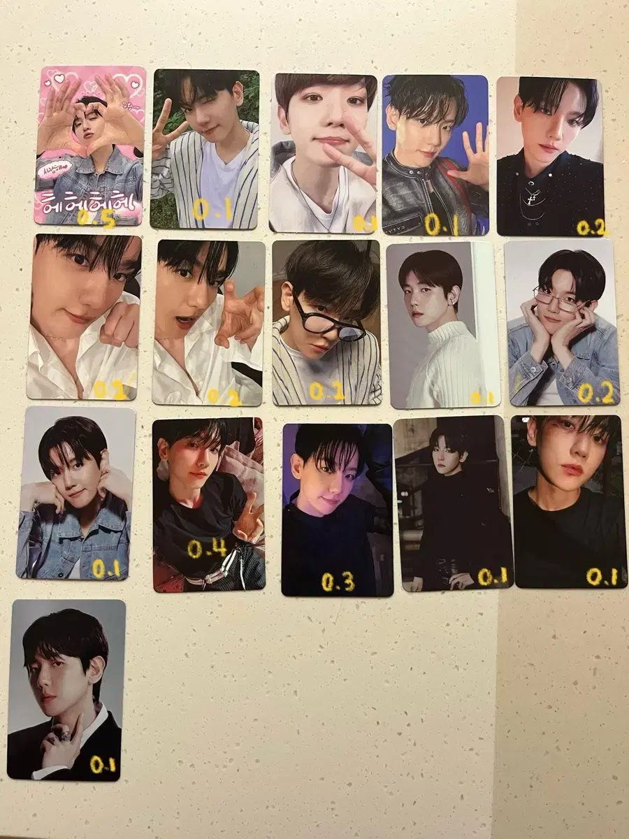 Source) baekhyun  photocard wts