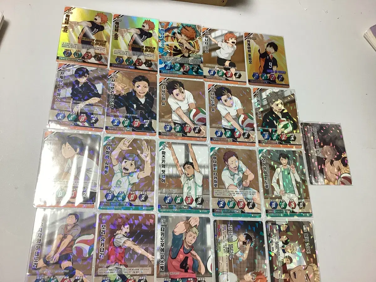 Haikyuu tributaries bulk sell hinata-shoyokageyamatobionishinoya-kard