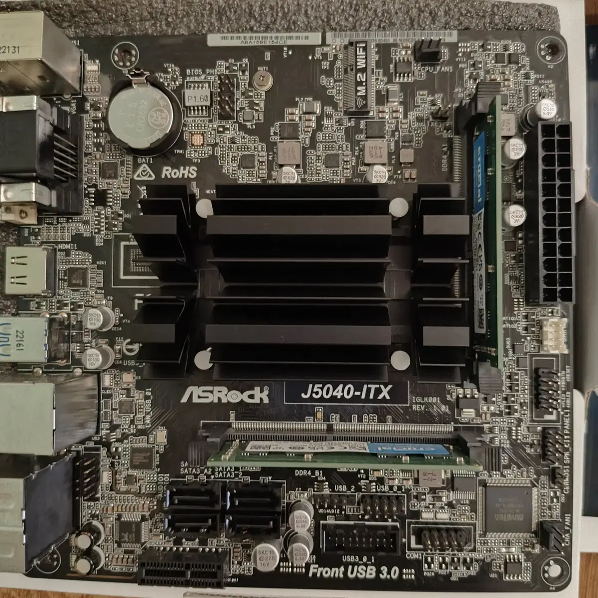 ASRock 애즈락 J5040-ITX + 16기가(8+8) 메모리