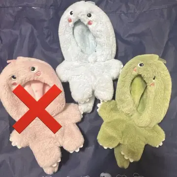 봉제인형 공룡 인형옷 2벌 세트 (10cm용)
