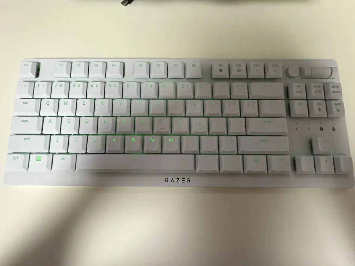 레이저 데스스토커 v2 pro tkl 화이트