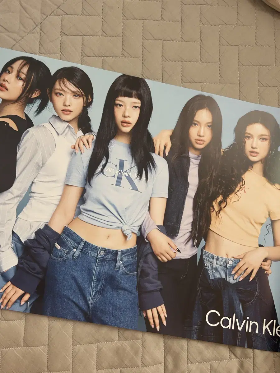 Calvin Klein x new jeans poster