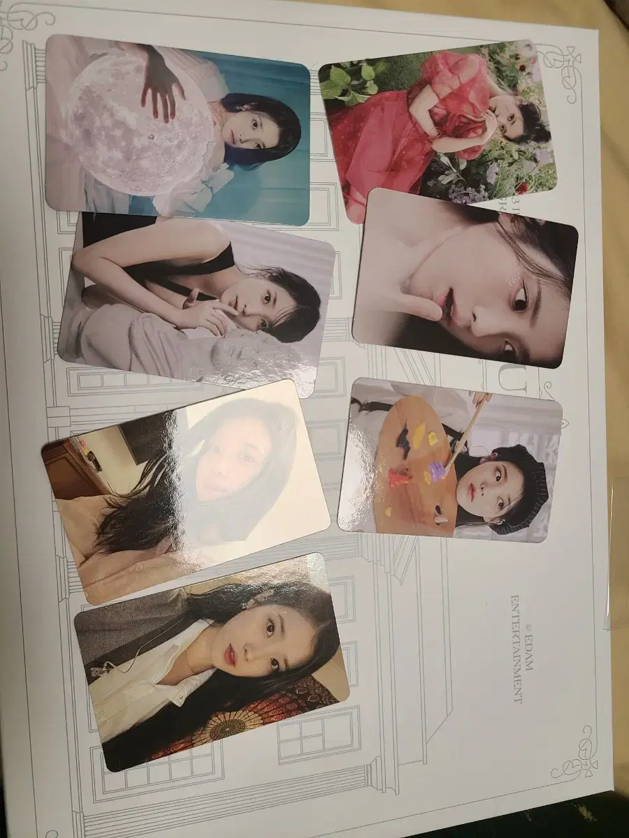 IU Golden Hour , 2023 season's greetings photocard ,2022 Polaroid