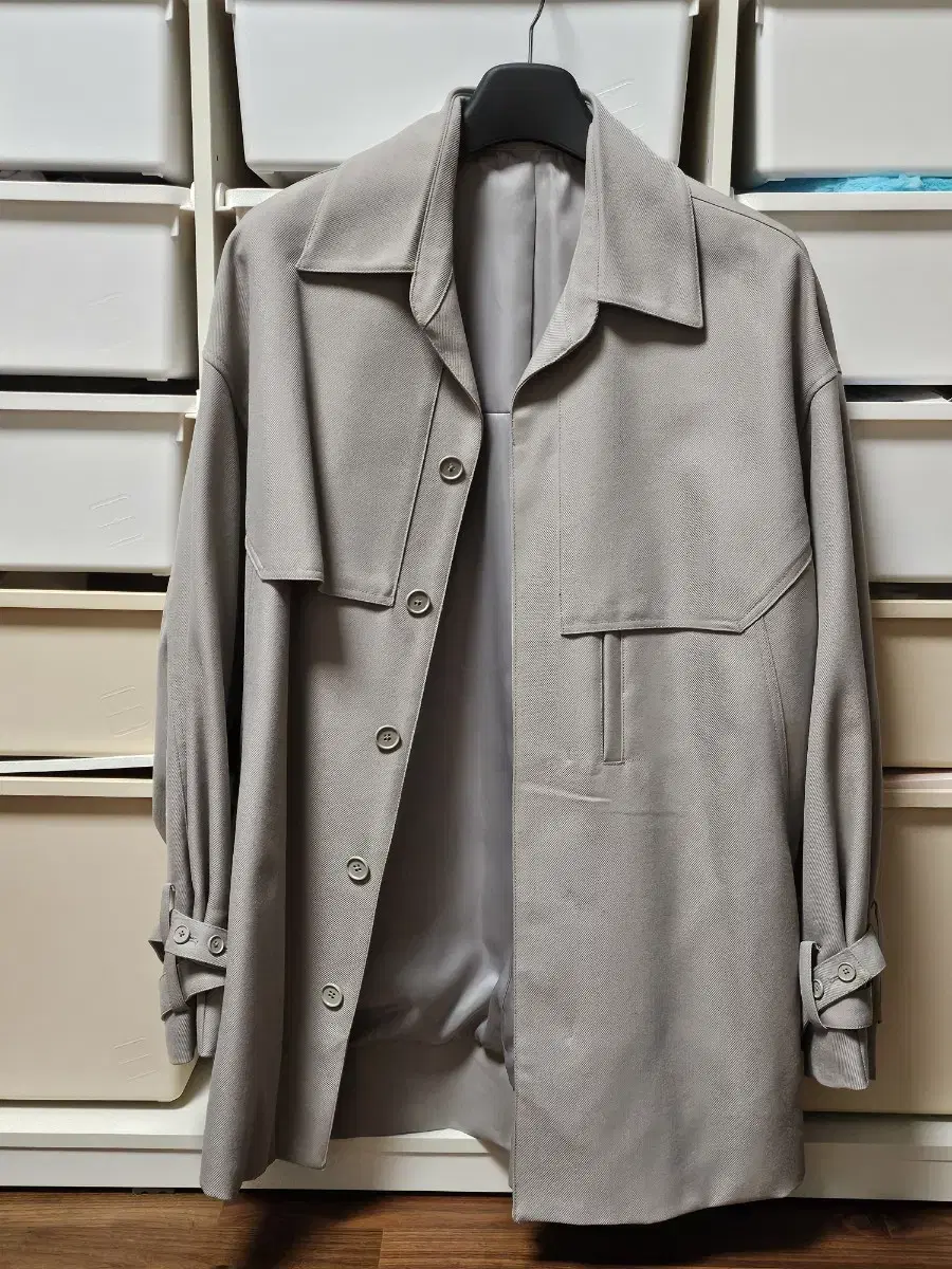 21FWSystem Homme Half-Trench Coat(105)