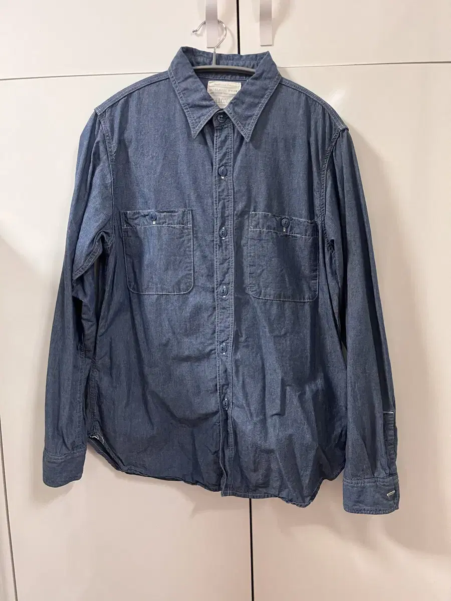 Full-Count Chambray Shirt (40)