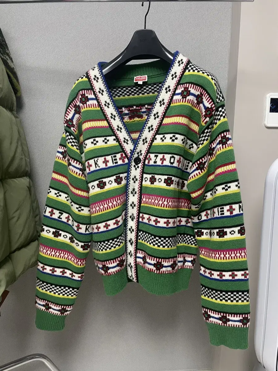 Kenzo Fair Isle Cardigan