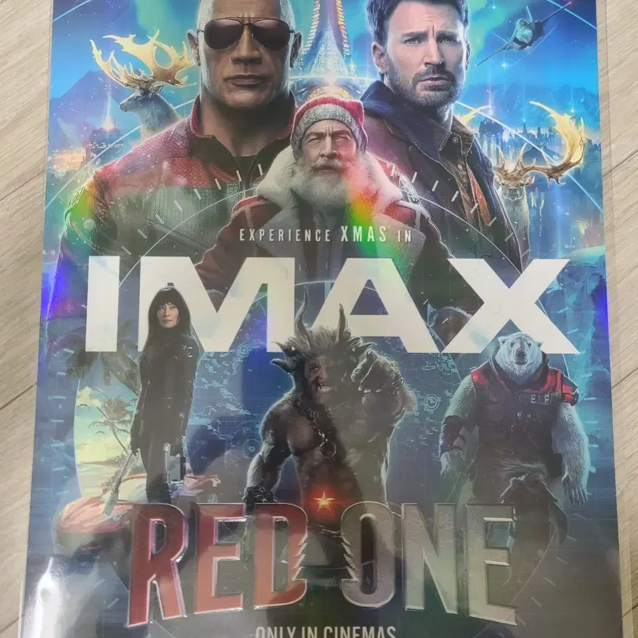 영화) 레드 원 IMAX 포스터 미개봉