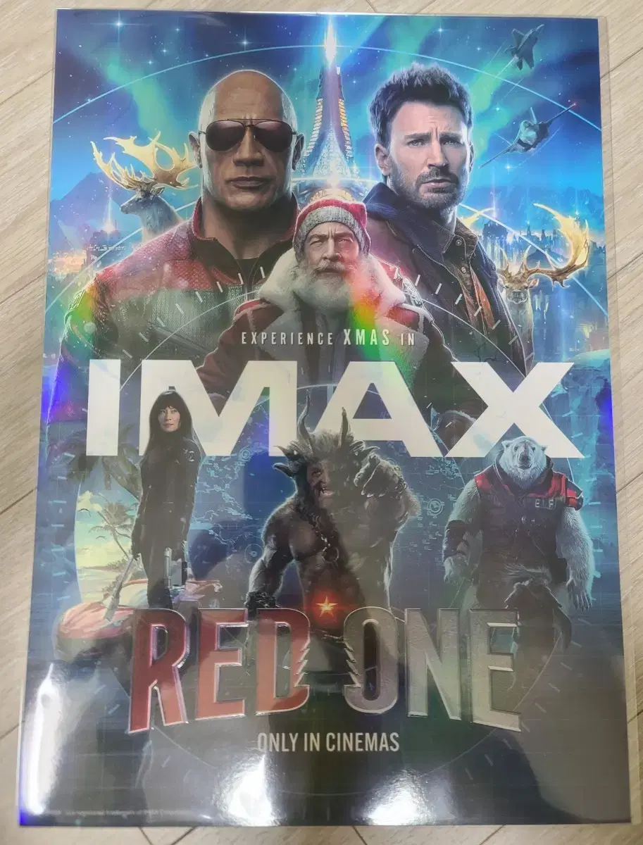 영화) 레드 원 IMAX 포스터 미개봉