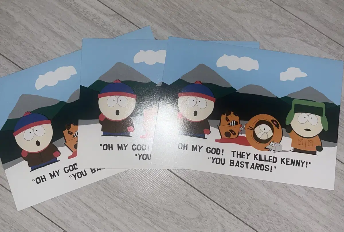 South Park postcard in bulk