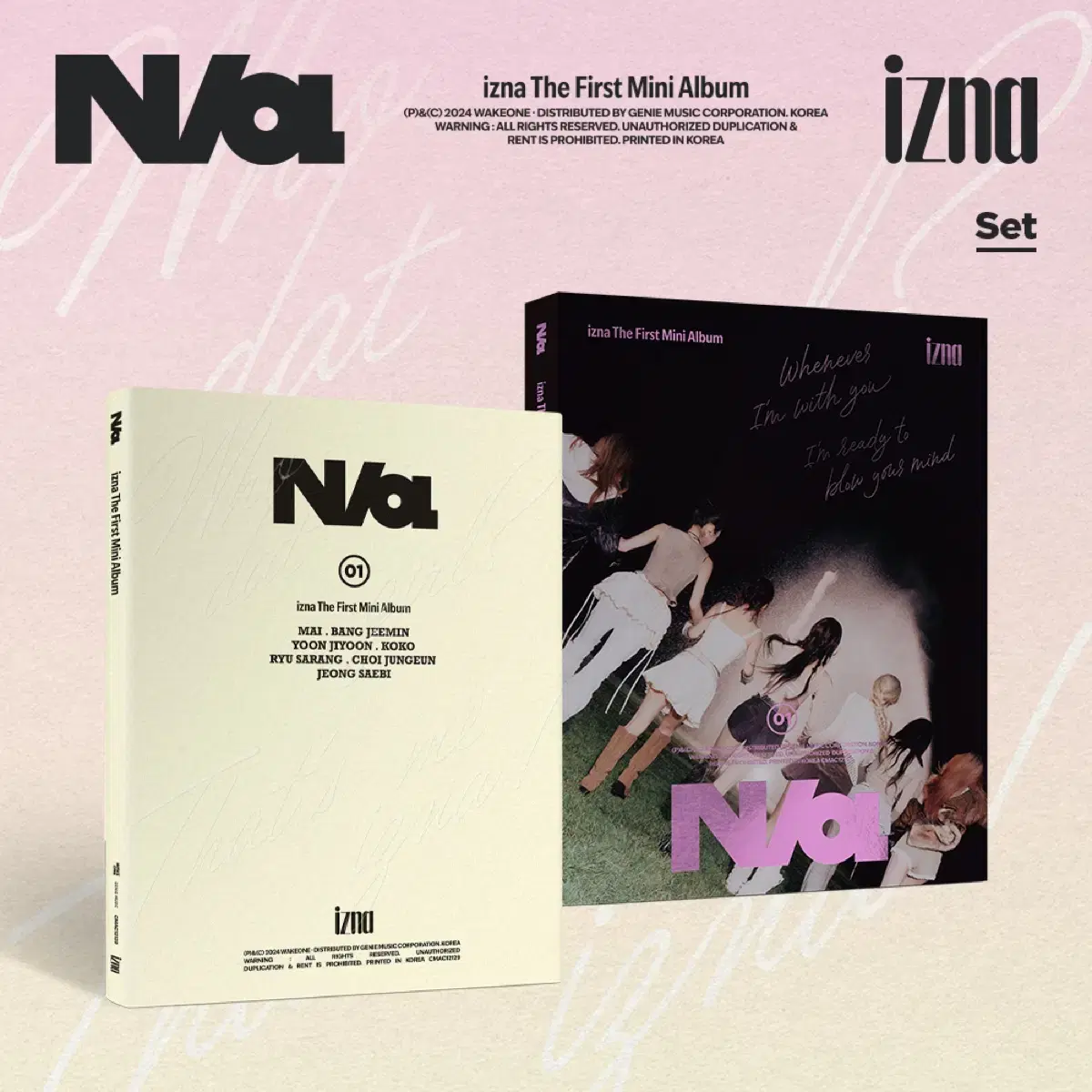 izna sealed album Set of 2 wts izna n/a