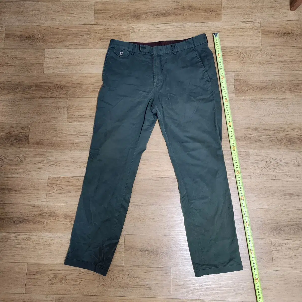 Men's.86.(32~34).men's.bom.gaeul.pants.cotton.green.green..man