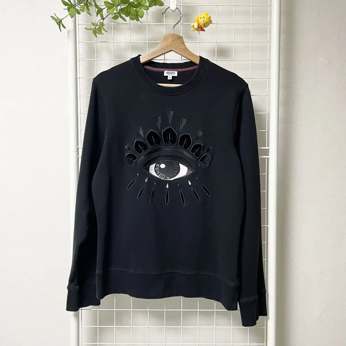 Kenzo Big Eyes Sweatshirt Man-to-Man Black WK-0050