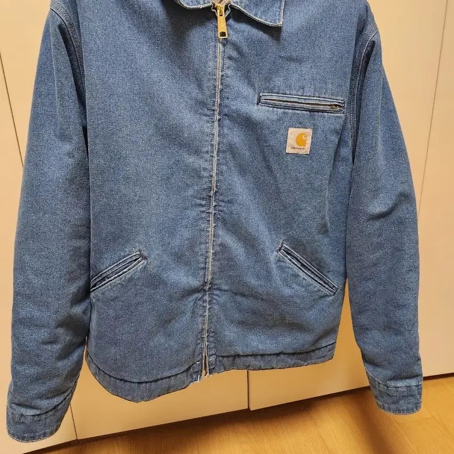 CARHARTT WIP 칼하트 WIP 디트로이트 자켓 데님 워싱 L