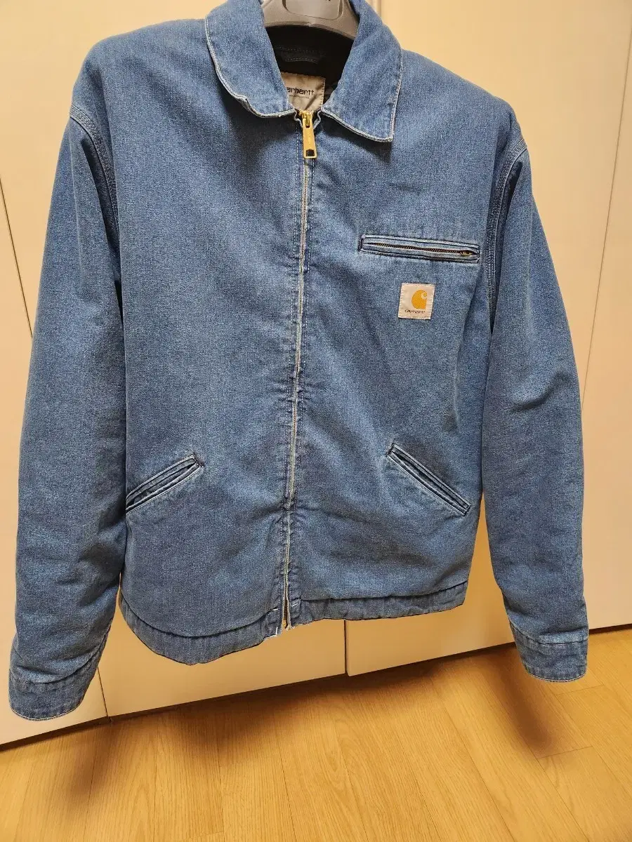 CARHARTT WIP 칼하트 WIP 디트로이트 자켓 데님 워싱 L