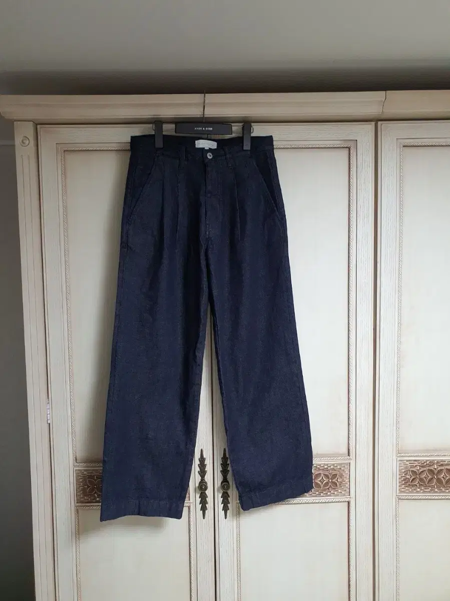 Beaker Brownfield Wide Denim Pants Indigo Denim 3 Size 30-32