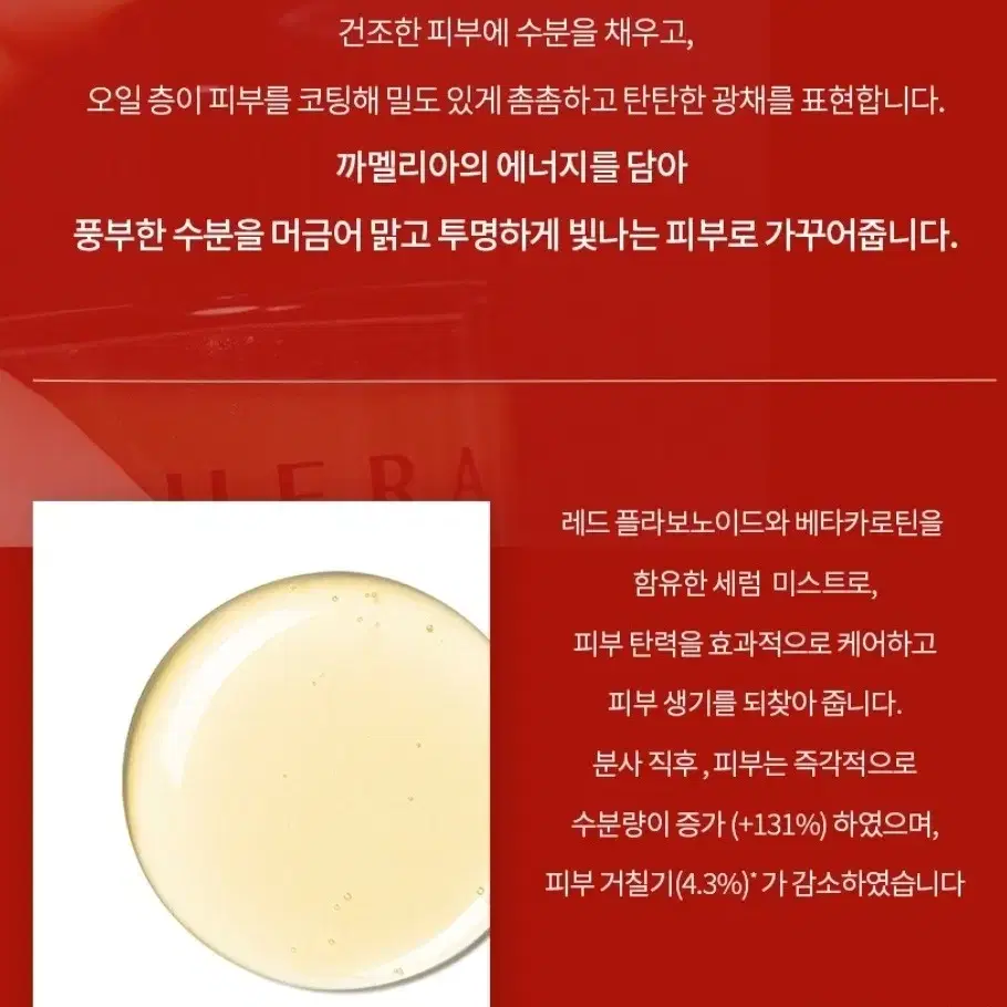 새상품) 헤라 컴피 리바이탈라이징 세럼 미스트 90ml