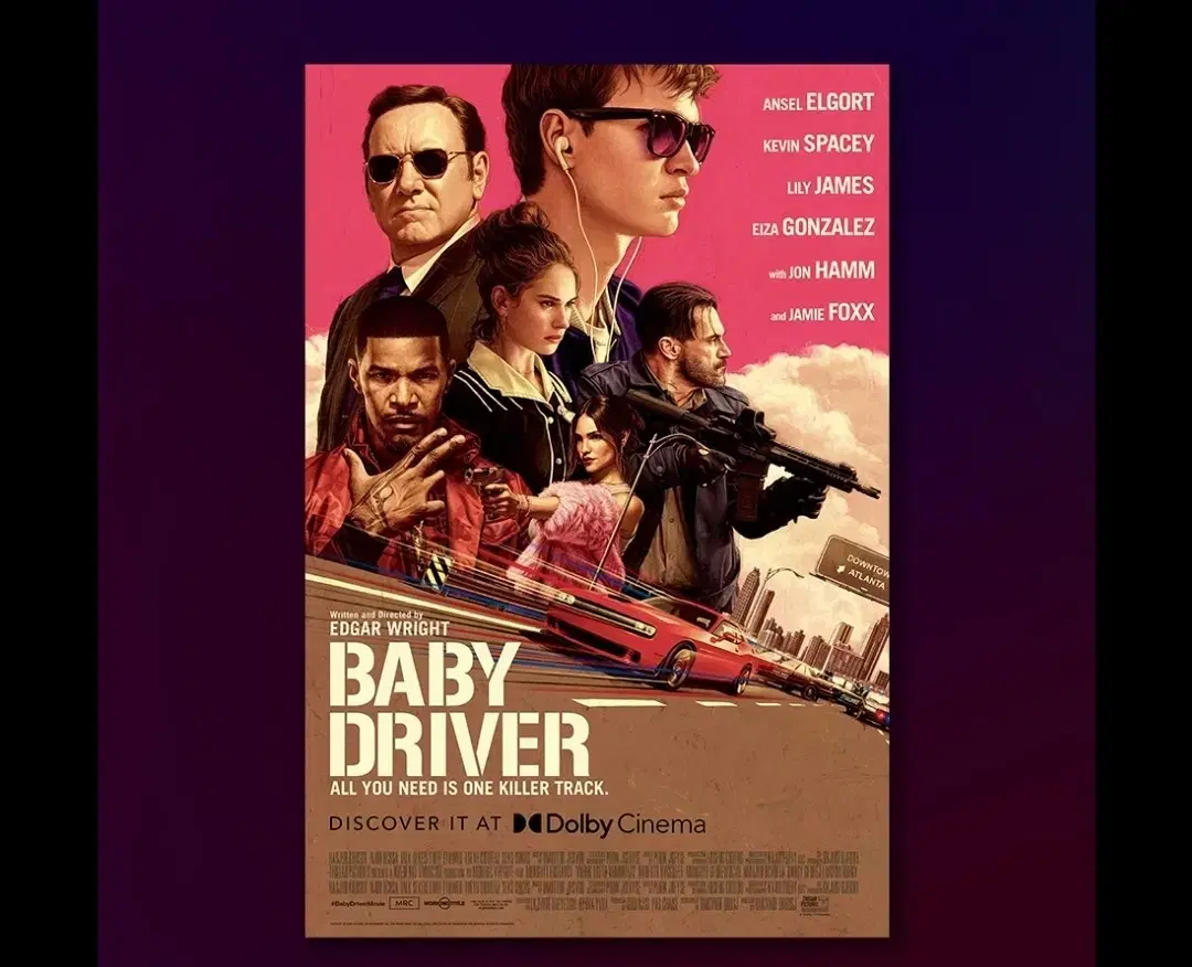 Baby Driver Dolby Poster