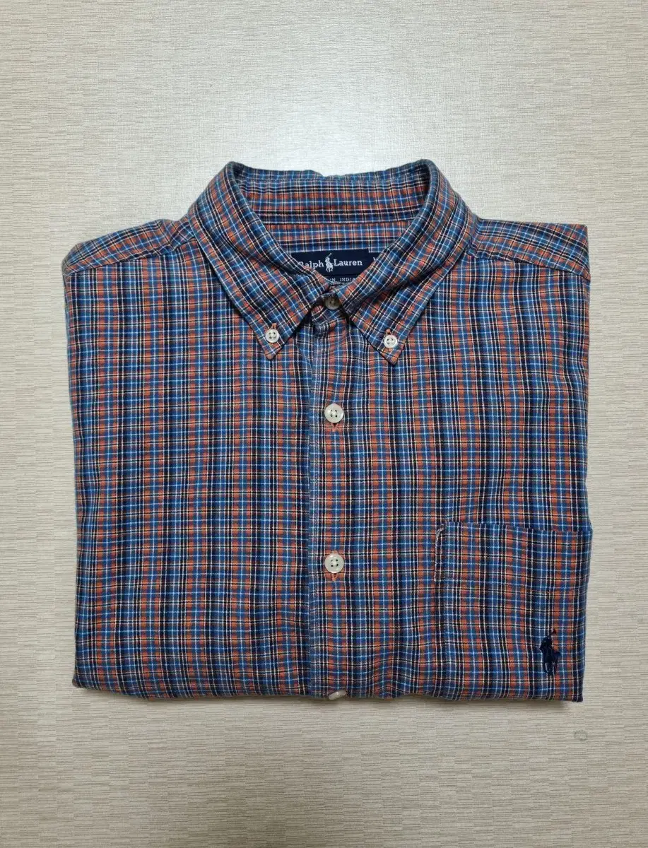 Polo Ralph Lauren checked pocket shirt roomy95-fitted100 jan check boys