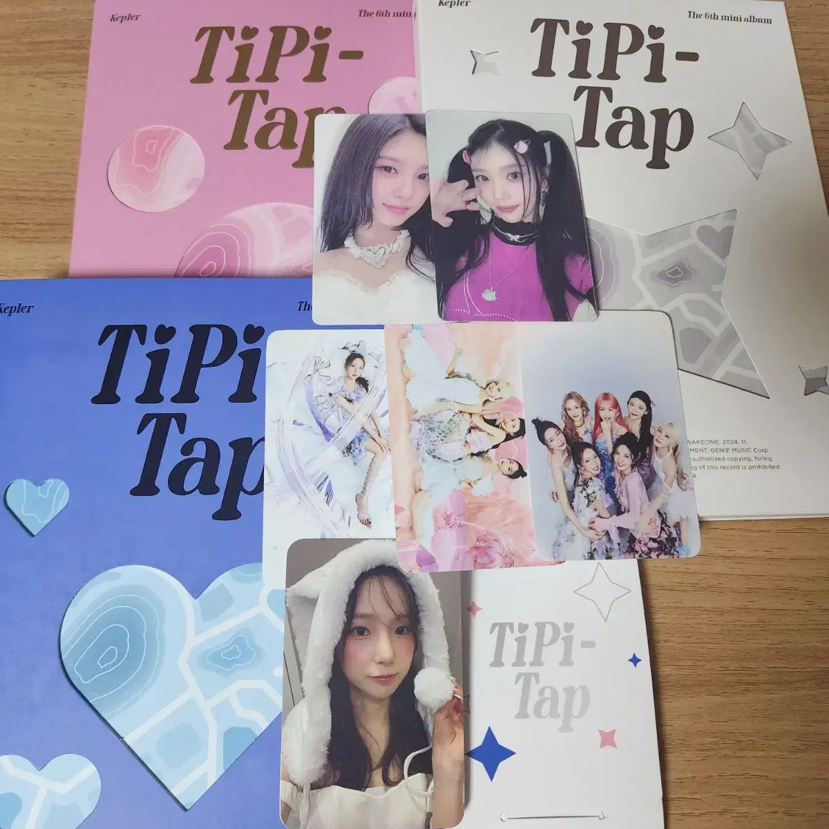 kep1er tippitap unsealed album + photo card wts