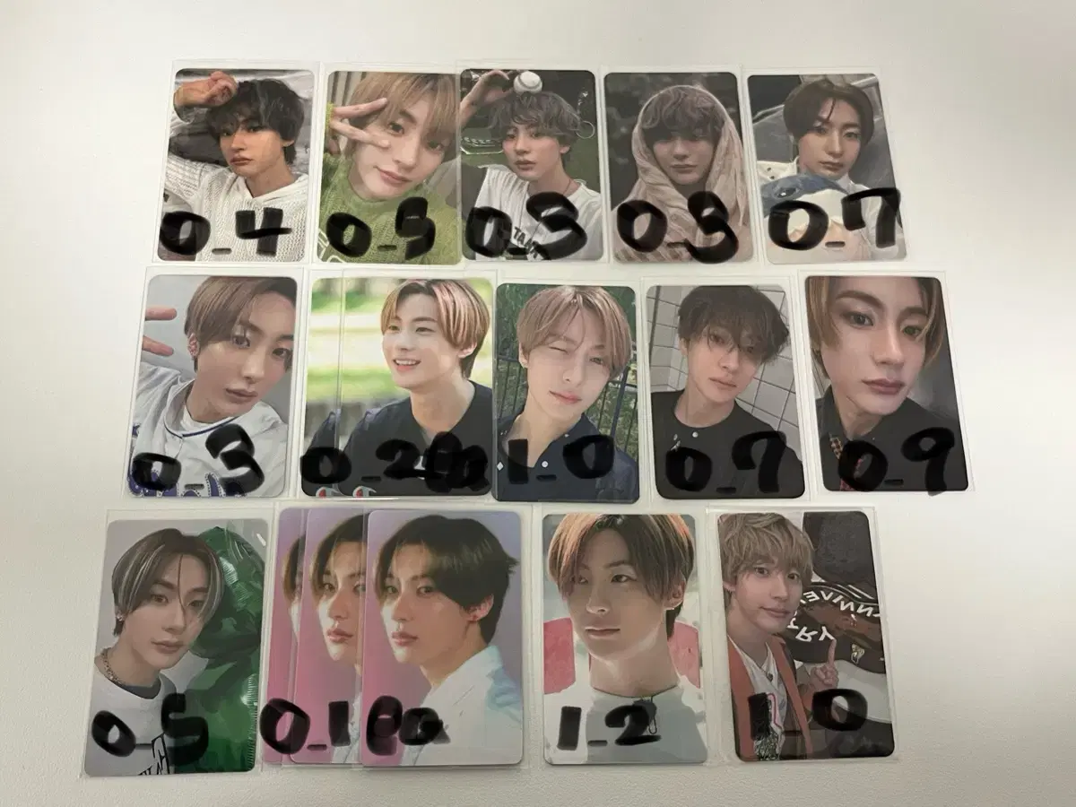 Rize chanyoung photocard Tarot eunseok sungchan wonbin sohee ld unreleased photocard