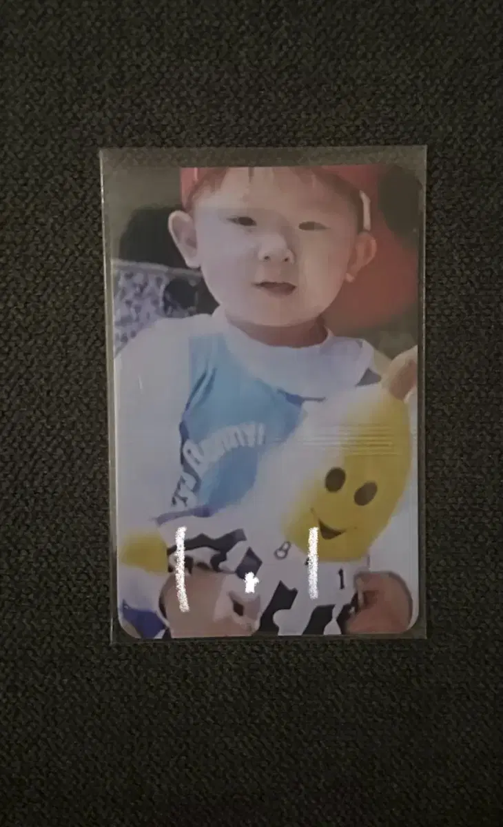 seventeen semi colon woozi babyphotocard