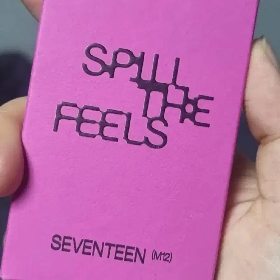 세븐틴 spill the feels  역조공 단체 포카