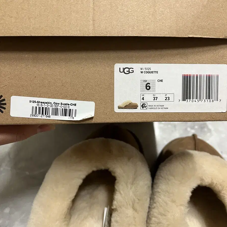 미국어그 UGG 코케트 슬리퍼(us6)