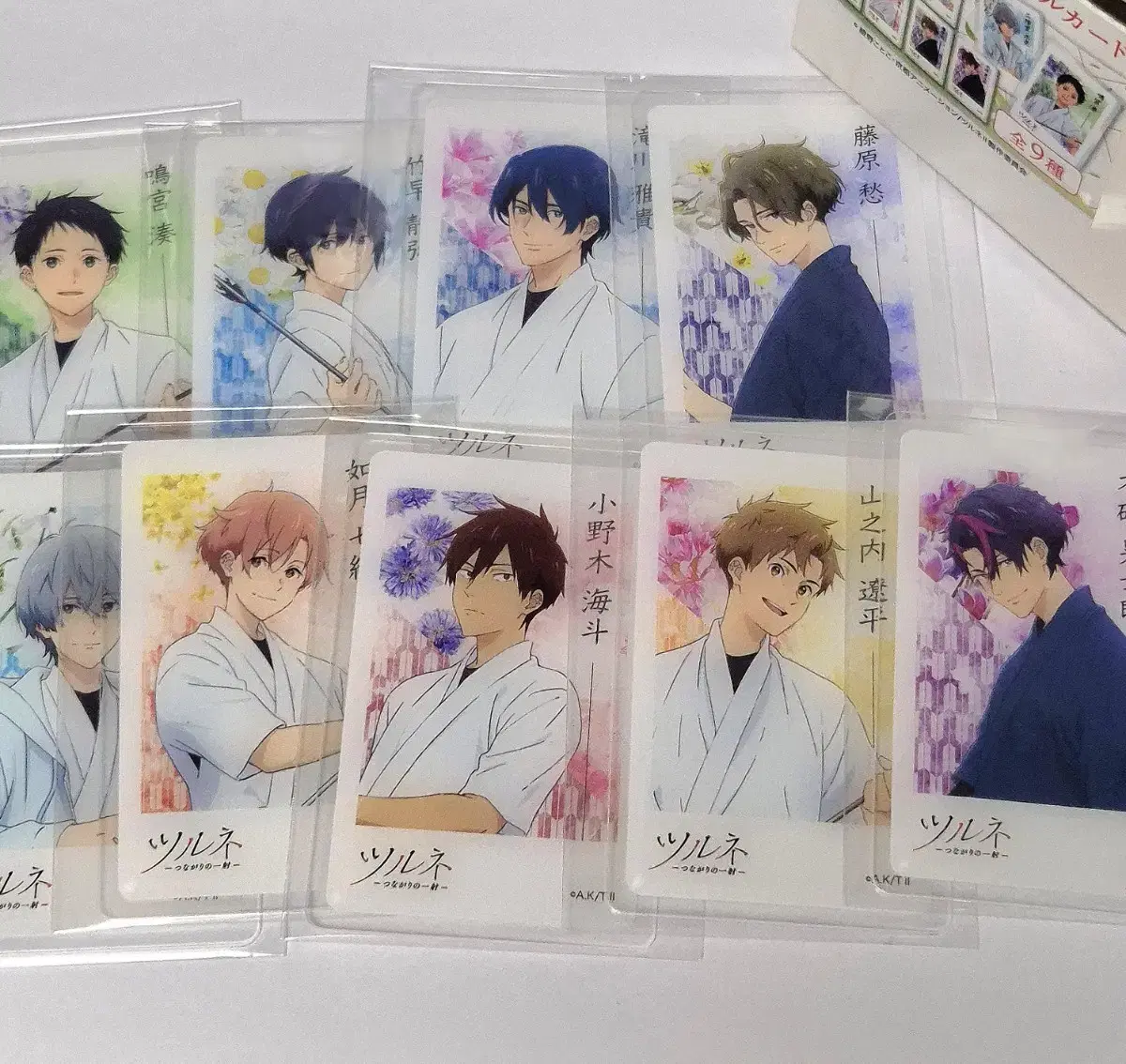 (bulk) Tsurune acrylic kard All 9 varieties