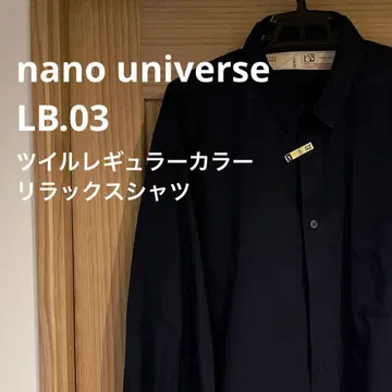 nano universe LB.03/ 트윌 레귤러 칼라 릴랙스 셔츠