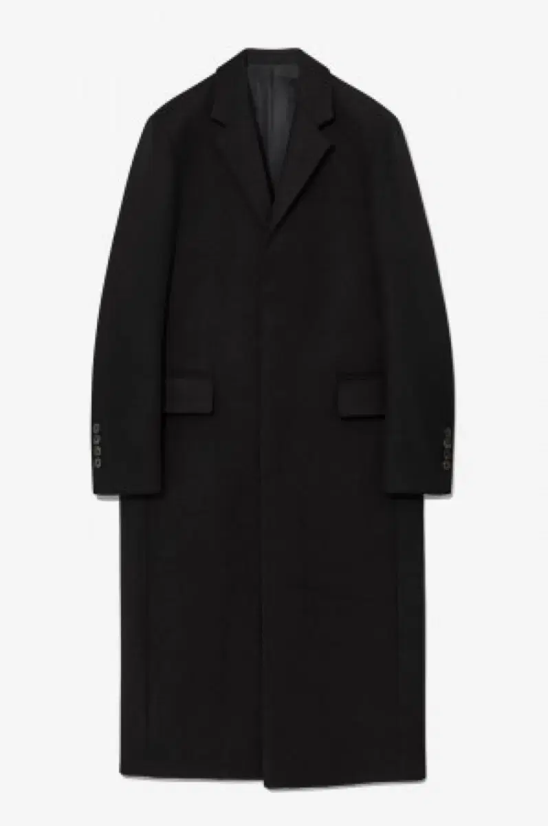 Mamagari Hidden Single Long Coat Black 50