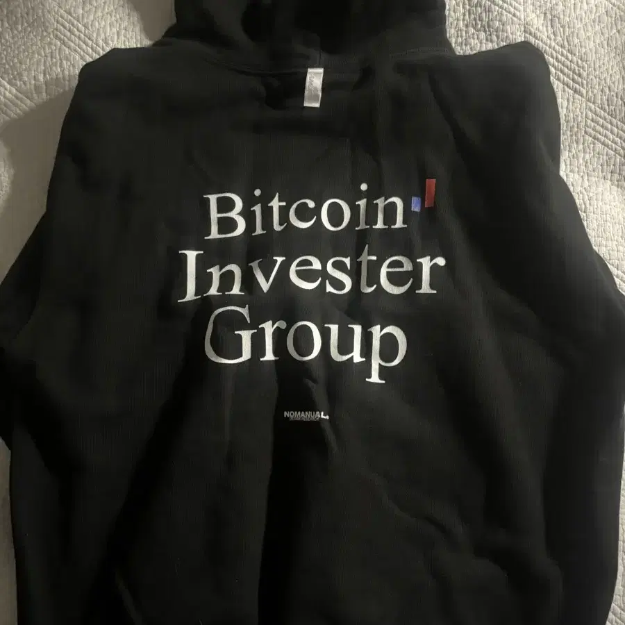 BITCOIN GROUP HOODIE BLACK 노매뉴얼 후드티