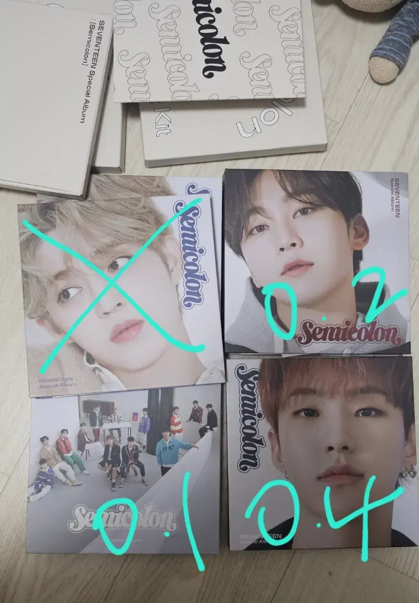 Semicolon home run unsealed album hoshi seungkwan group