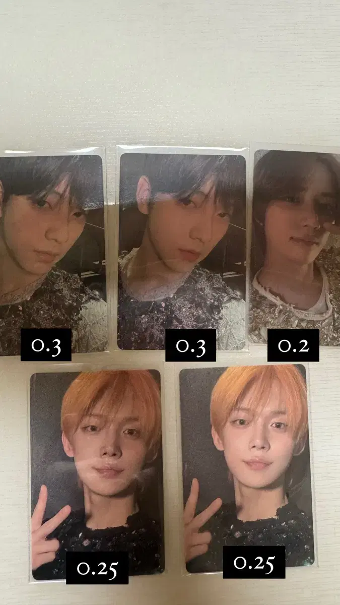 txt freefall album photocard