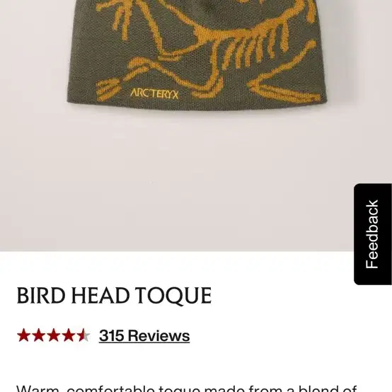 F) Bird Head Toque Forage/Sprint