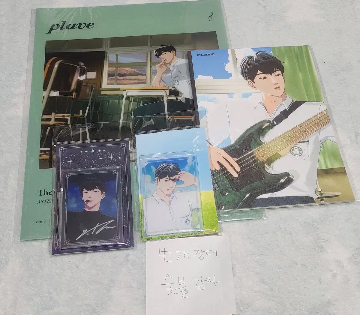 plave hamin plave ld note file acrylic photocard