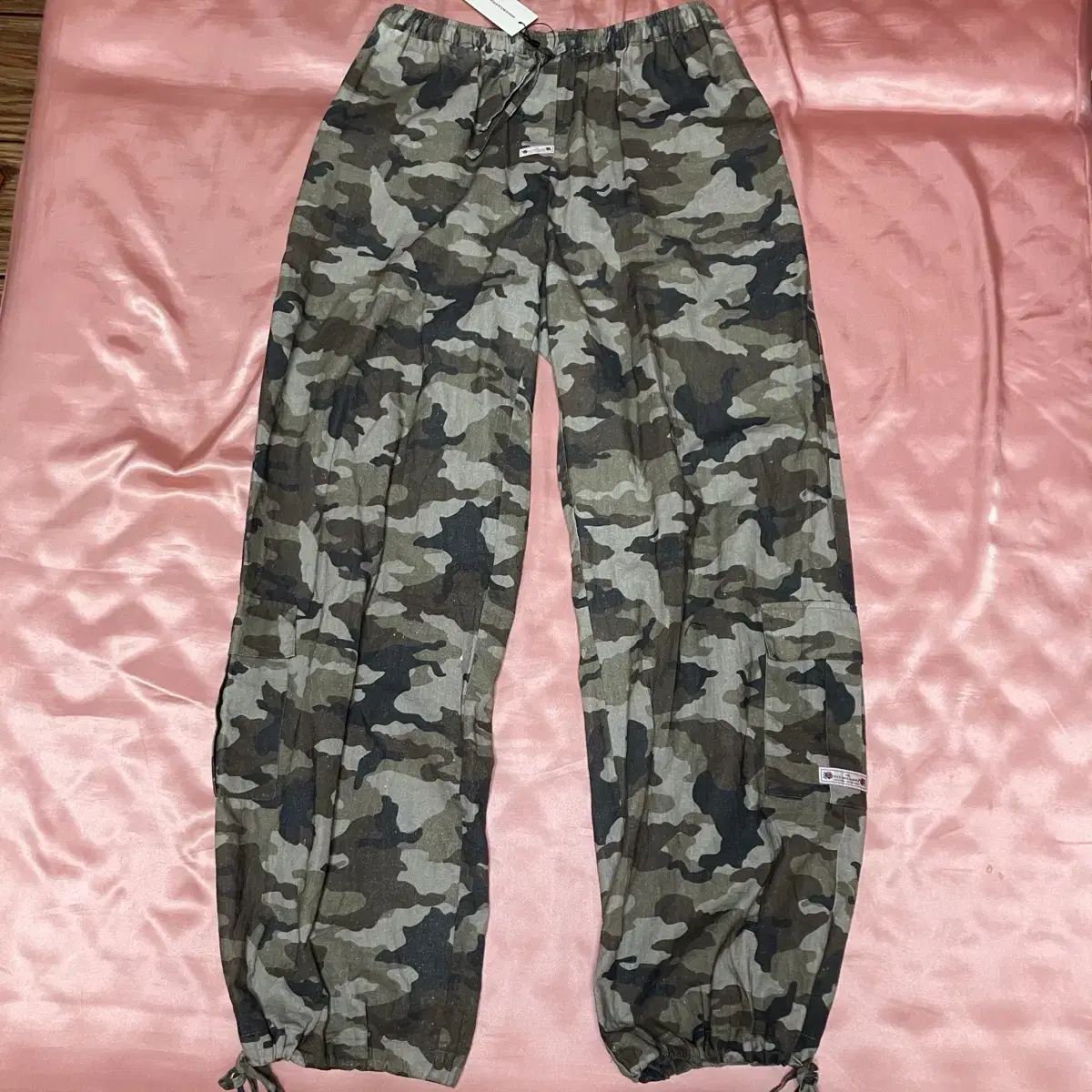 스컬프터 카모 린넨 카고 조거 팬츠 Camo Linen Cargo Jog