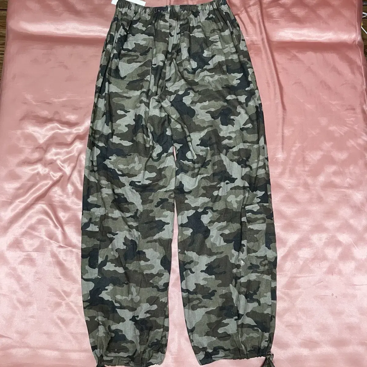 스컬프터 카모 린넨 카고 조거 팬츠 Camo Linen Cargo Jog