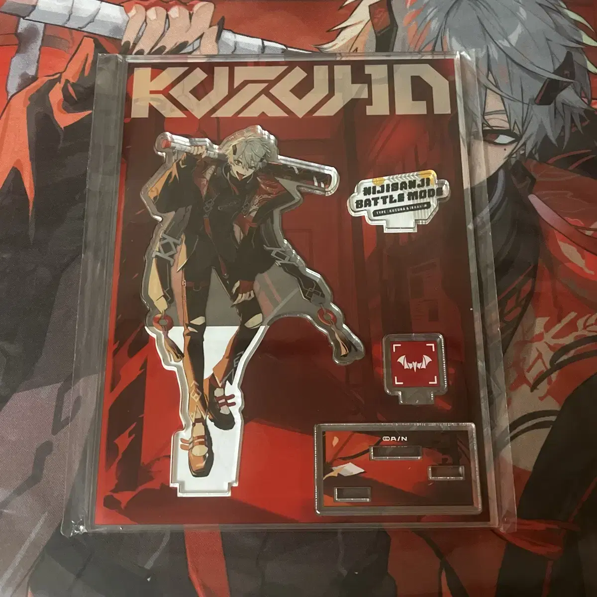 NIJISANJI Kuzuha Battlemode sealed acrylic