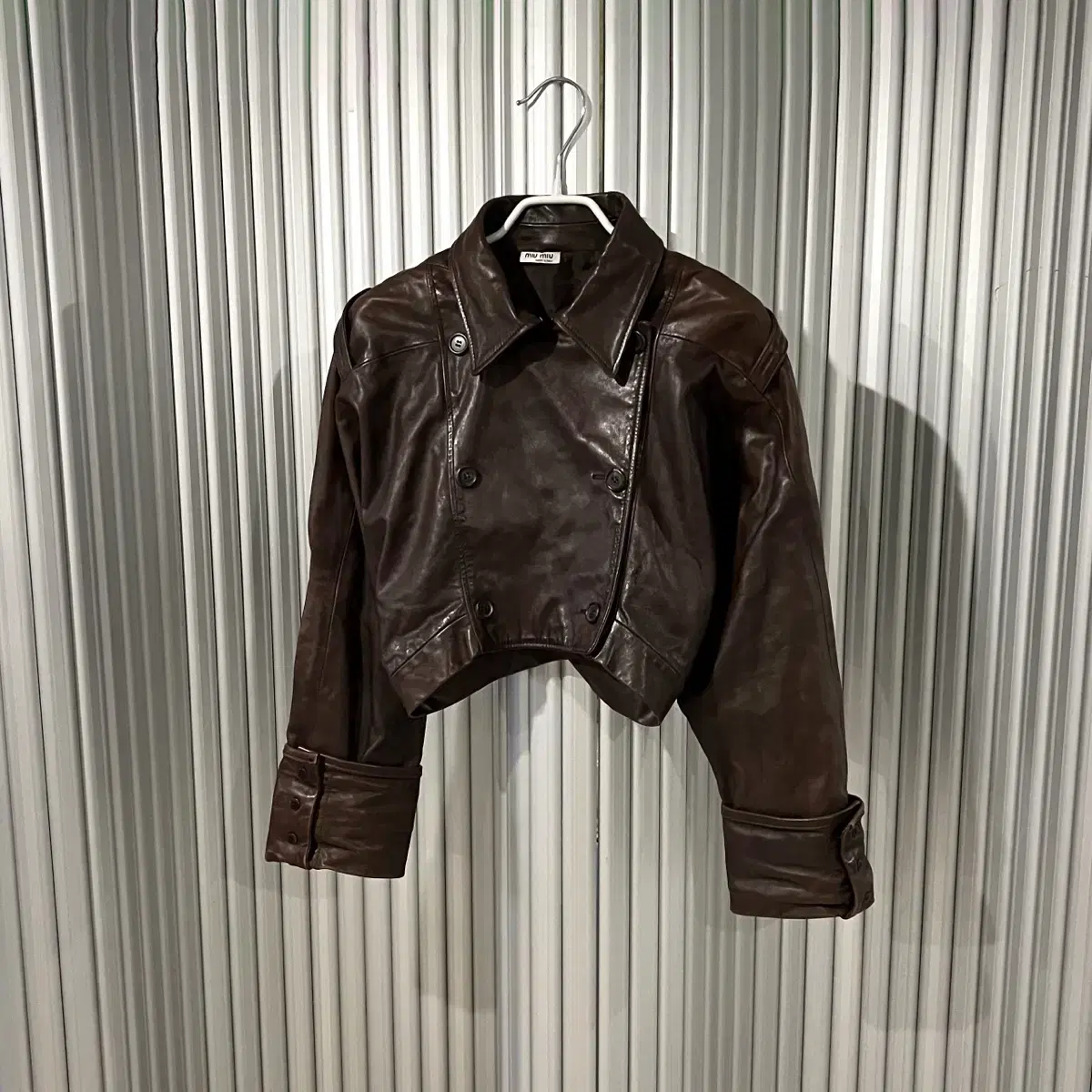 miumiu leather Jacket