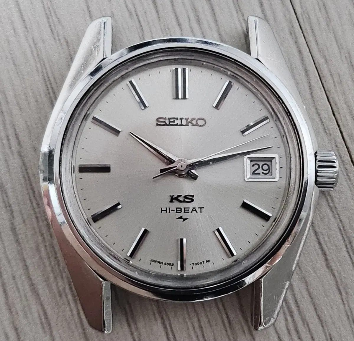 KING SEIKO 4502-7001(1971년) 45KS 수동 시계