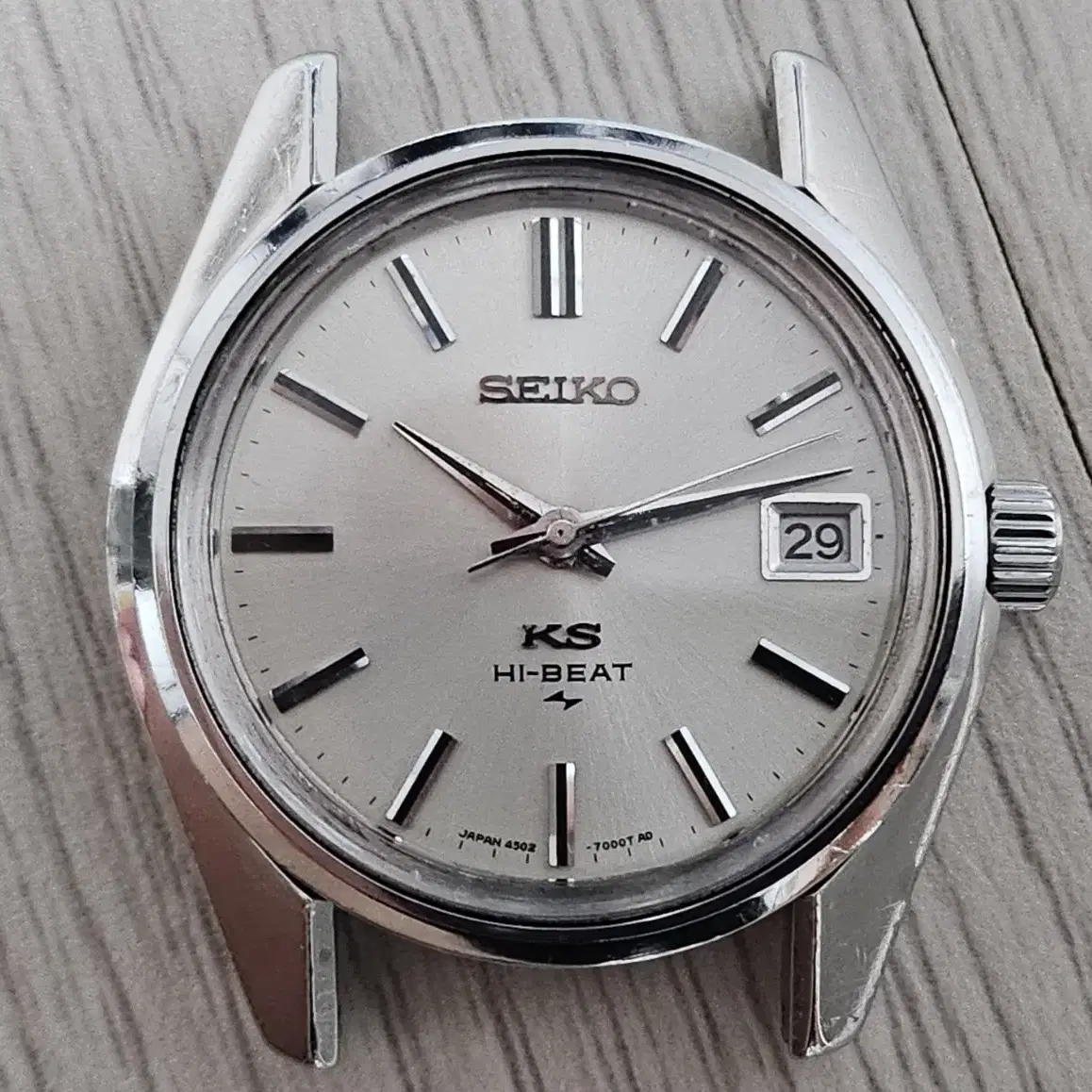 KING SEIKO 4502-7001(1971년) 45KS 수동 시계