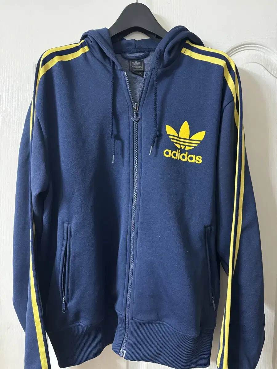 adidas Hooded Flak Zip-Up Jersey