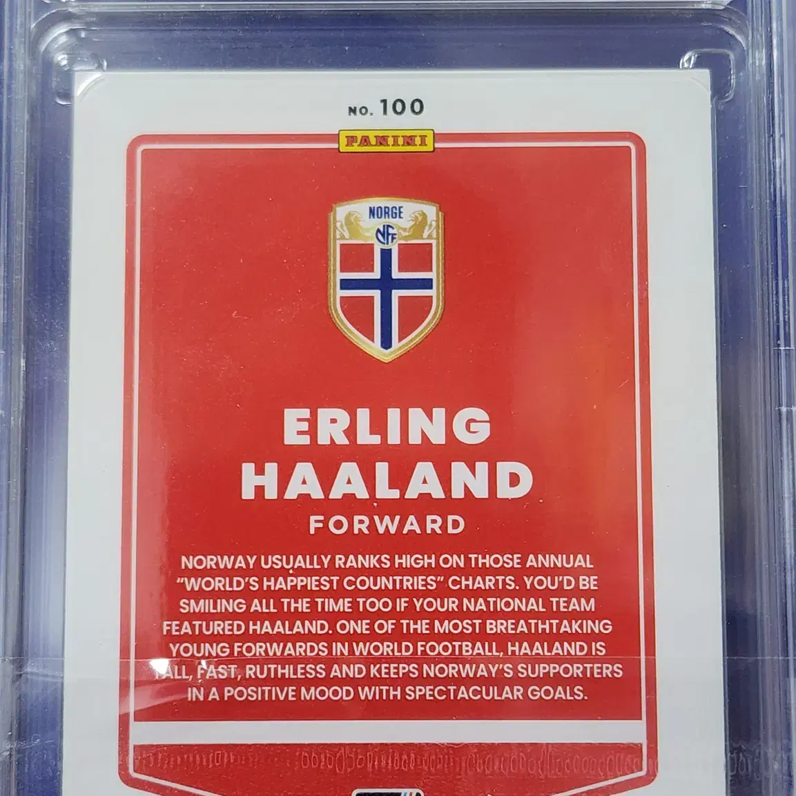 21 Panini Donruss 얼링 홀란드 125/349 한정 BRG8