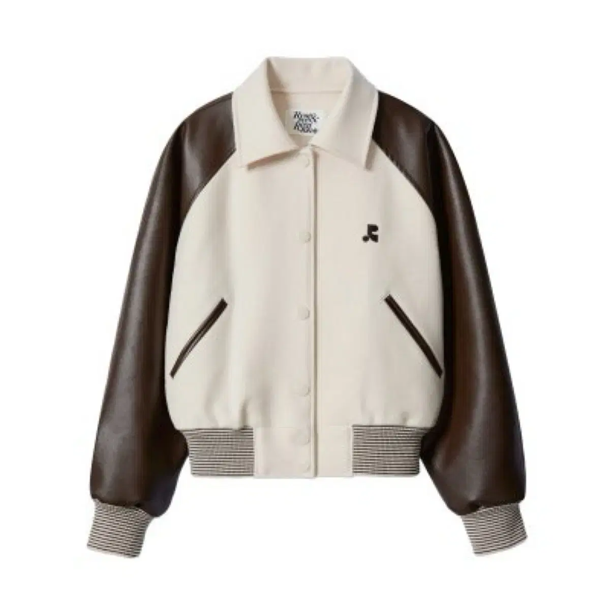 레스트앤레크레이션 로고 봄버자켓 RR LOGO WOOL BOMBER JA