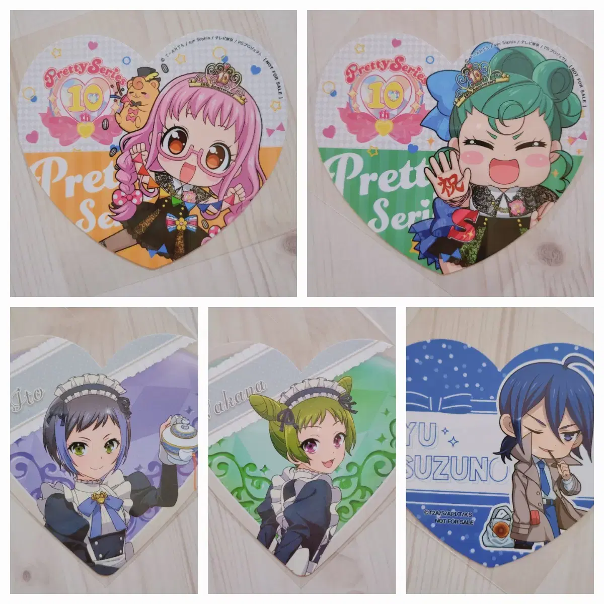 Dreamlaf/Kingfree/Prippara Heart kard (Ajimi, Ito, Wakana, U, etc.)