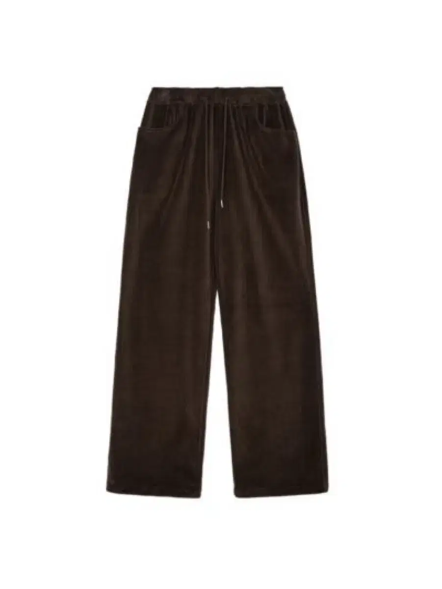 레스트앤레크레이션 VELVET JOGGER PANTS - BROWN