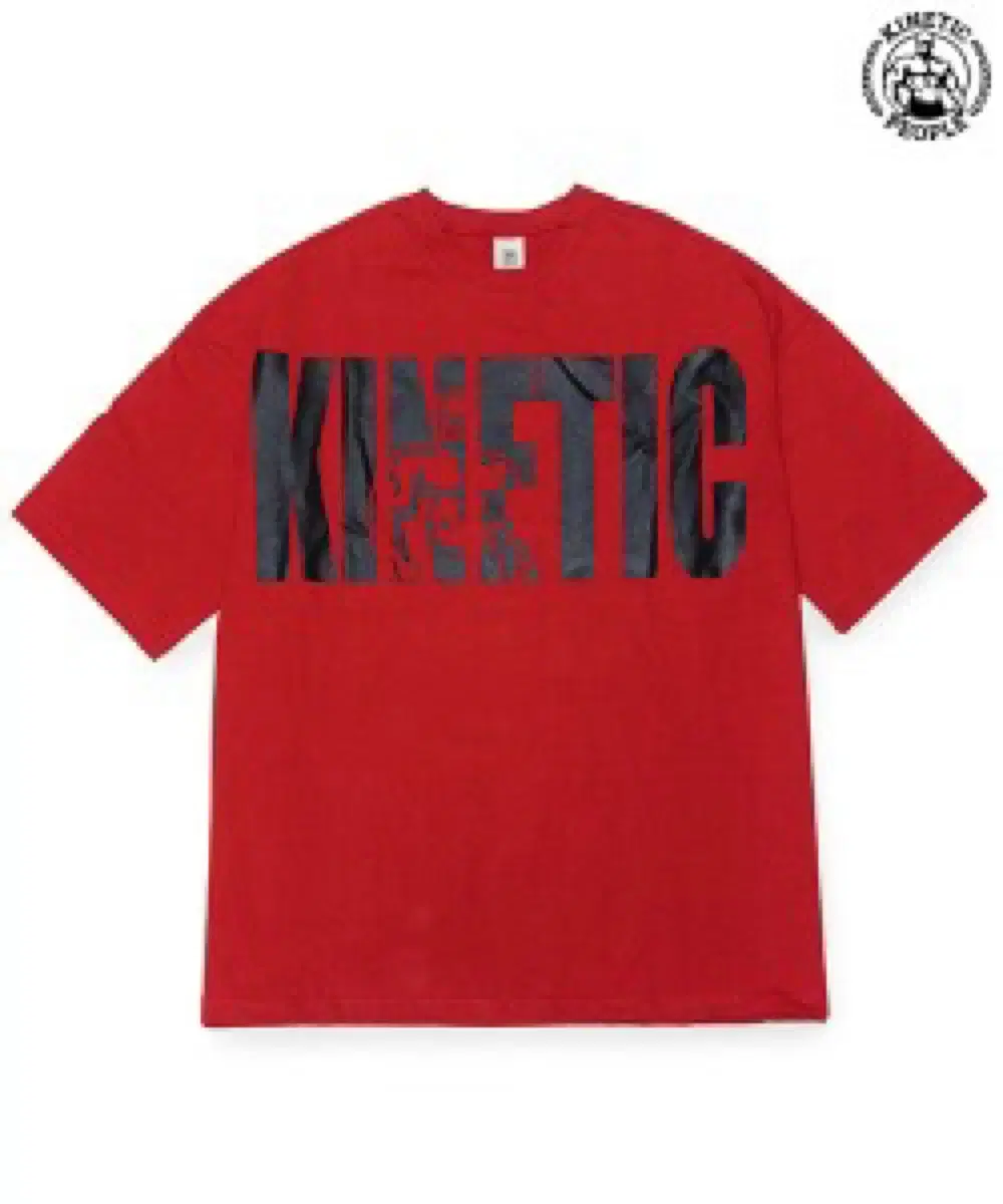 Kinetic People Heavy Cotton Short Sleeve Red M